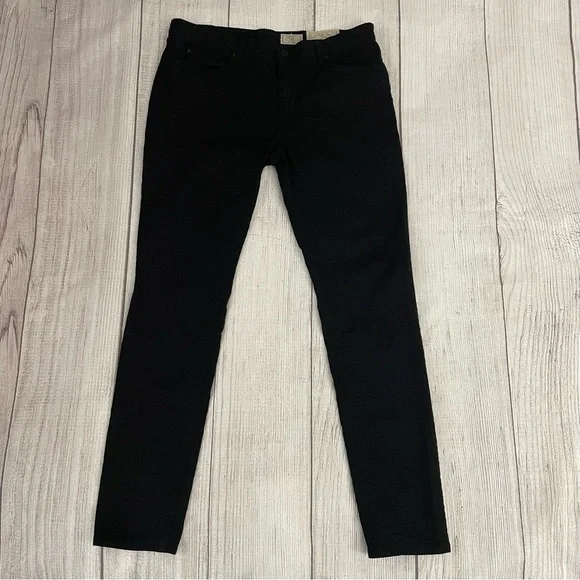 ALL SAINTS Women’s Mast Low Rise Skinny Fit Jeans Black Croc Size 32